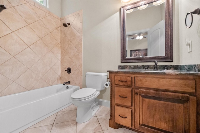 1911 Saddlehorn Ln, Mansfield, TX 76063 - full bathroom featuring vanity, shower / bath combination, and tile patterned floors