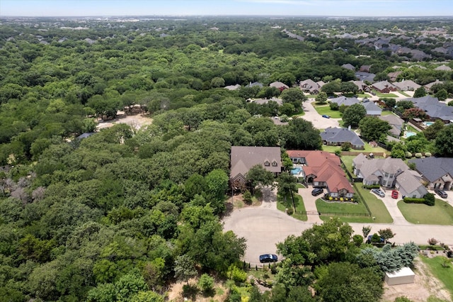 1911 Saddlehorn Ln, Mansfield, TX 76063 - aerial view of residential area with a forest