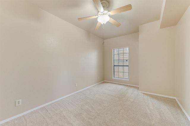 4422 Point Blvd Unit 210C, Garland, TX 75043 - spare room with light colored carpet and a ceiling fan