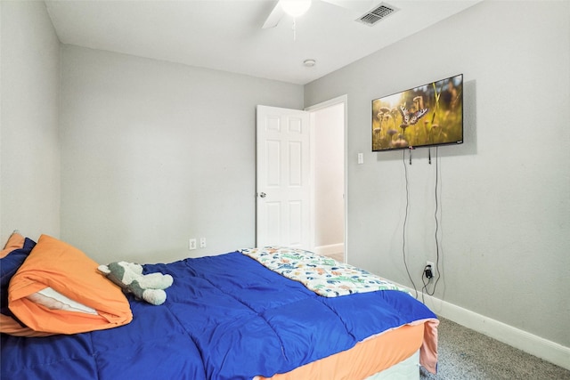 5905 Northfield Dr, Fort Worth, TX 76179 - bedroom featuring carpet and a ceiling fan