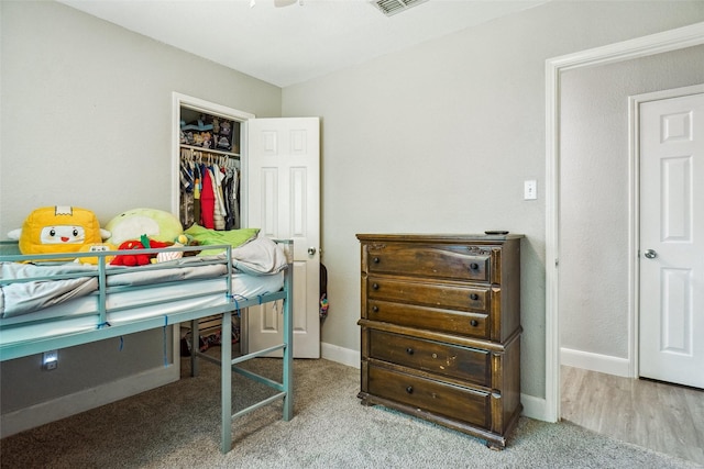 5905 Northfield Dr, Fort Worth, TX 76179 - carpeted bedroom with baseboards and a closet