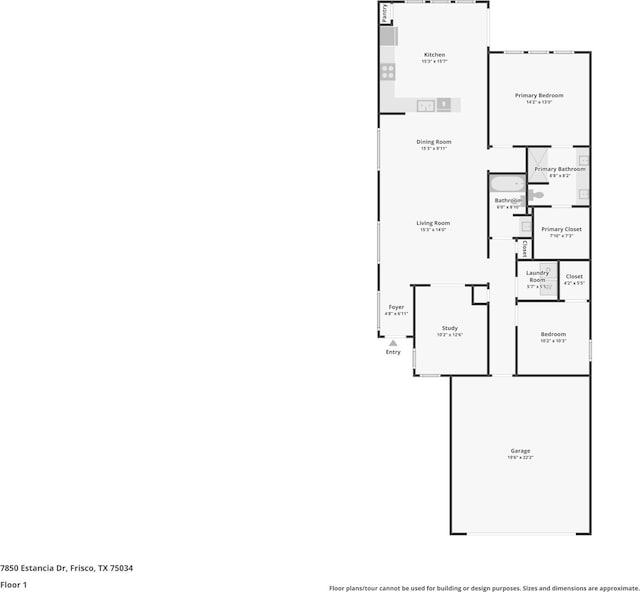 7850 Estancia Dr, Frisco, TX 75036 - view of property floor plan