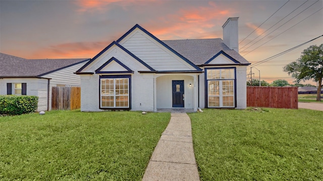 328 Antietam Way, Mesquite, TX 75149 - view of front facade with a chimney, brick siding, and a shingled roof
