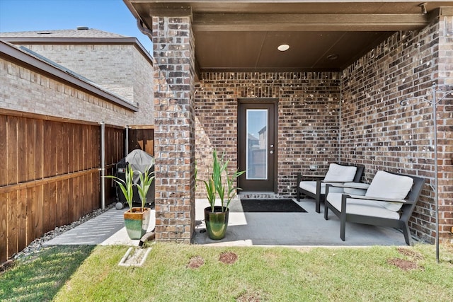 1512 Bennington Ln, Celina, TX 75009 - view of patio / terrace with a grill