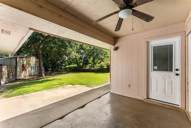 4610 County Road 862, Mckinney, TX 75071 - view of patio / terrace featuring a ceiling fan