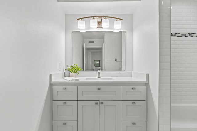 10305 Robindale Dr, Dallas, TX 75238 - bathroom with vanity and washtub / shower combination