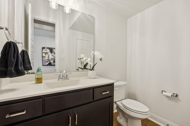 307 Misty Ln, Argyle, TX 76226 - bathroom featuring vanity and wood finished floors
