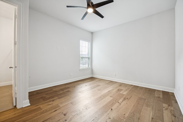 307 Misty Ln, Argyle, TX 76226 - unfurnished bedroom with wood finished floors and ceiling fan