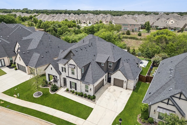 307 Misty Ln, Argyle, TX 76226 - aerial view of residential area