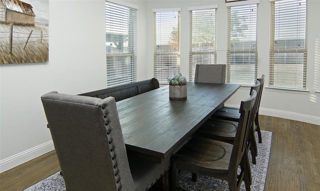 219 Spruce Valley Dr, Justin, TX 76247 - dining area featuring baseboards and wood finished floors