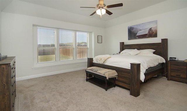219 Spruce Valley Dr, Justin, TX 76247 - bedroom featuring light carpet and ceiling fan
