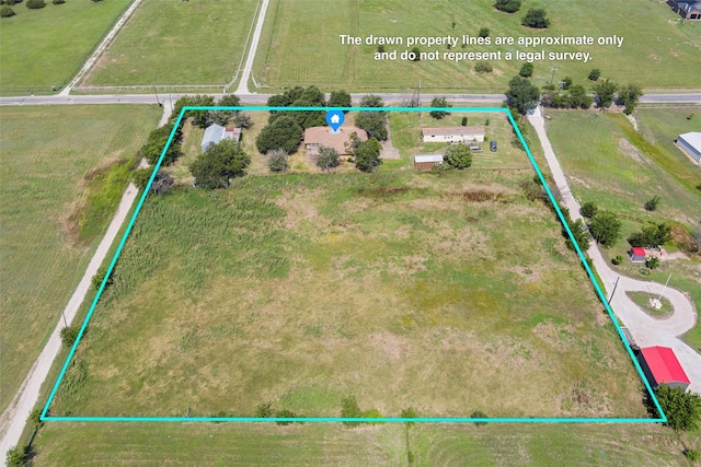 7220 Tucker Dr, Weatherford, TX 76085 - aerial overview of property's location with property boundaries highlighted