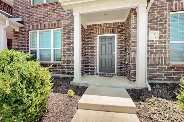 1848 Indigo Ln, Forney, TX 75126 - entrance to property with brick siding