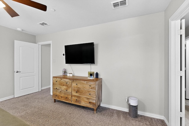 1848 Indigo Ln, Forney, TX 75126 - carpeted bedroom with baseboards and ceiling fan