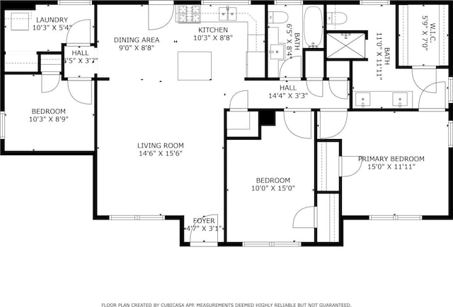5029 Jerri Ln, Haltom City, TX 76117 - view of room layout