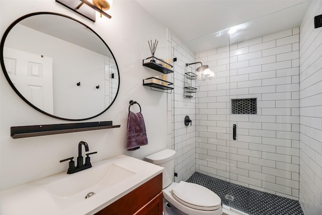 714 Silverstone Dr, Richardson, TX 75080 - full bath featuring a stall shower and vanity