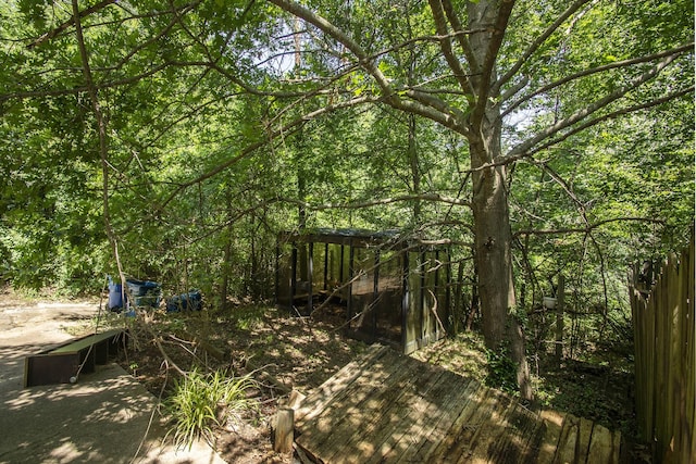 3001 Jennifer Ave, Denison, TX 75020 - view of woods