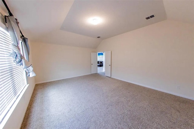 1844 Rio Costilla Rd, Fort Worth, TX 76131 - unfurnished room featuring lofted ceiling and light carpet