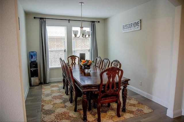 1844 Rio Costilla Rd, Fort Worth, TX 76131 - dining space with a chandelier and wood finished floors