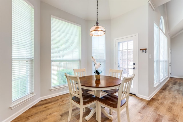 8600 Digby Dr, Plano, TX 75025 - dining space featuring light wood finished floors and plenty of natural light