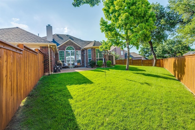 8600 Digby Dr, Plano, TX 75025 - fenced backyard featuring a patio area