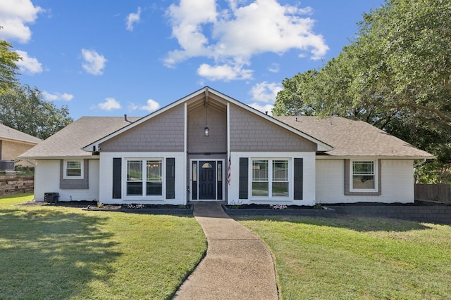 204 Alta Vista Dr, Rockwall, TX 75087 - view of front of home featuring brick siding and roof with shingles