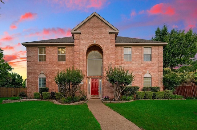2904 Champlin Ct, Richardson, TX 75082 - view of front facade with brick siding and a shingled roof