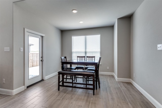 11825 Wulstone Rd, Fort Worth, TX 76052 - dining space featuring plenty of natural light, light wood-type flooring, and recessed lighting