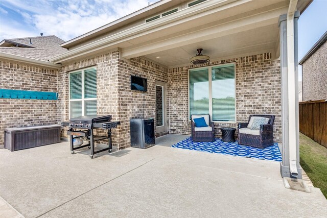 11825 Wulstone Rd, Fort Worth, TX 76052 - view of patio / terrace with area for grilling