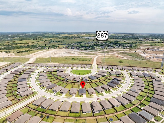 171 Tanager Dr, Rhome, TX 76078 - aerial view of property and surrounding area with nearby suburban area
