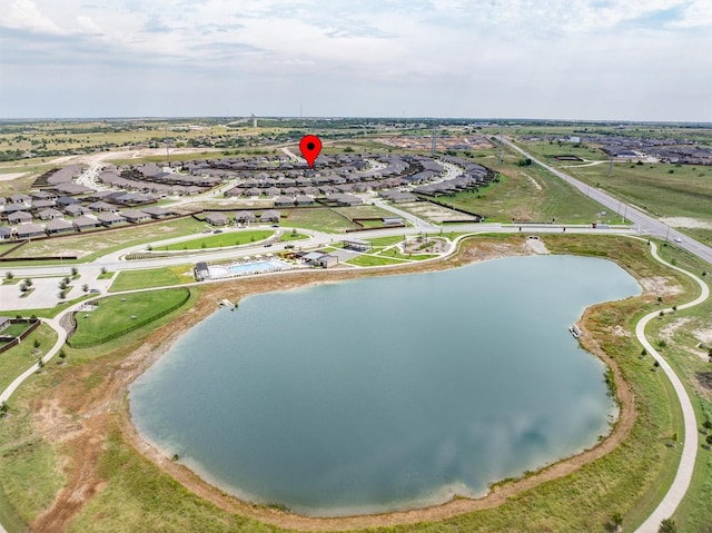 171 Tanager Dr, Rhome, TX 76078 - aerial overview of property's location with a large body of water and nearby suburban area