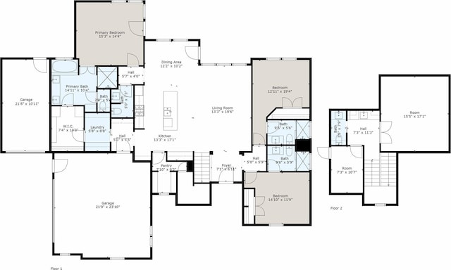 2604 Silverado Trl, Sherman, TX 75092 - view of floor plan / room layout