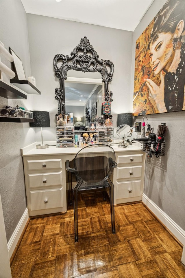 11330 Park Central Pl Unit C, Dallas, TX 75230 - office space with baseboards and built in study area