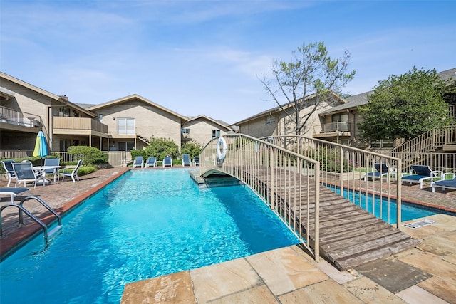 11330 Park Central Pl Unit C, Dallas, TX 75230 - community pool with a patio area and a water slide