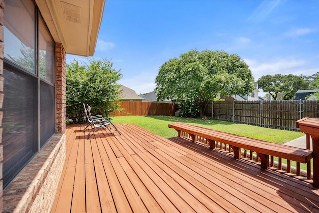 5603 Farris Dr, Arlington, TX 76017 - deck with a fenced backyard