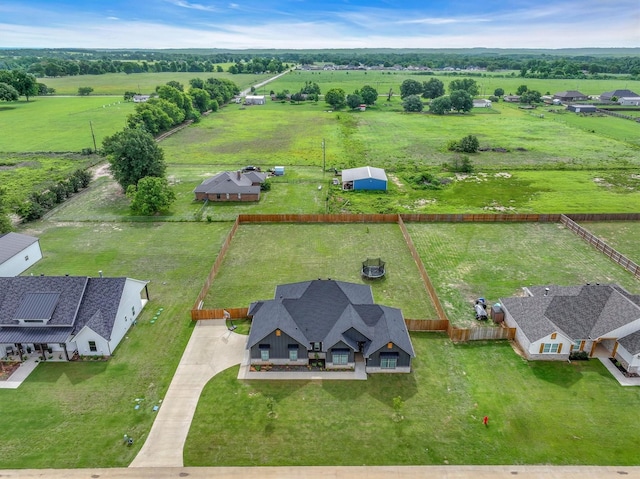 12457 Maplewood Dr, Lindale, TX 75771 - aerial view of sparsely populated area with a pastoral area