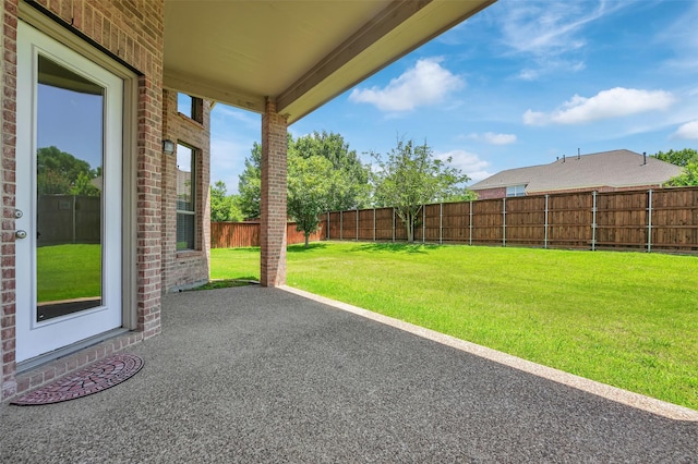1910 Saint Johns Ave, Allen, TX 75002 - fenced backyard with a patio