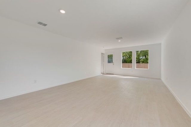 1657 Crested Way, Fort Worth, TX 76140 - spare room with light wood-style flooring and recessed lighting