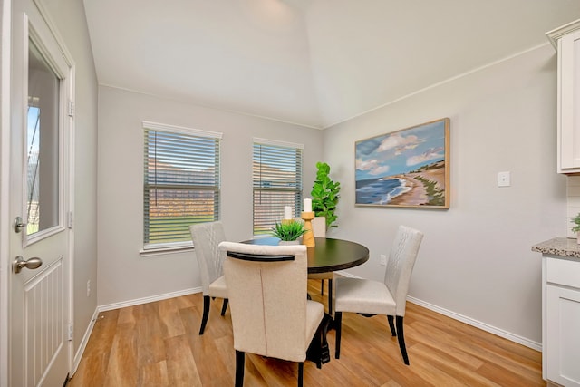 5361 Brentlawn Dr, Fort Worth, TX 76179 - dining space with light wood-type flooring and baseboards