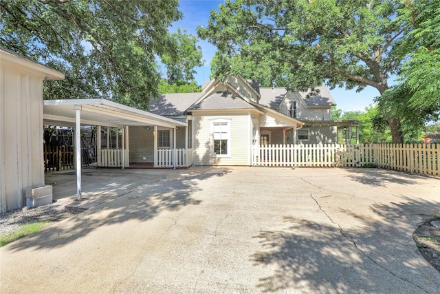401 N Benge, Mckinney, TX 75069 - back of house with concrete driveway