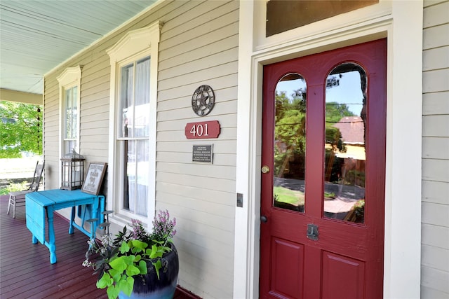 401 N Benge, Mckinney, TX 75069 - entrance to property featuring a porch