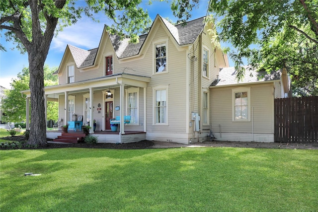 401 N Benge, Mckinney, TX 75069 - view of front of house with a porch and roof with shingles