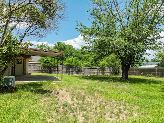 301 Sunset Blvd, Hewitt, TX 76643 - fenced backyard with a patio area