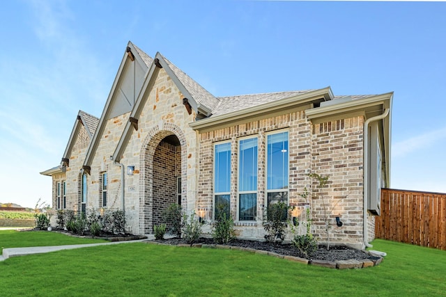 5202 Rowlan Row, Midlothian, TX 76065 - view of front of home featuring stone siding and brick siding