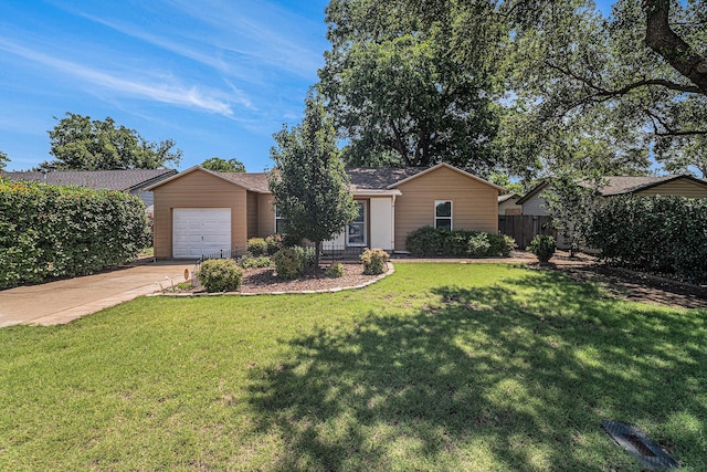 504 Harrison Ln, Hurst, TX 76053 - ranch-style home featuring a garage and concrete driveway