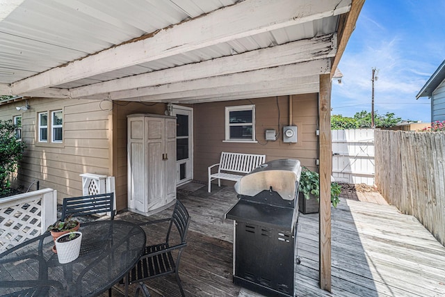504 Harrison Ln, Hurst, TX 76053 - view of deck