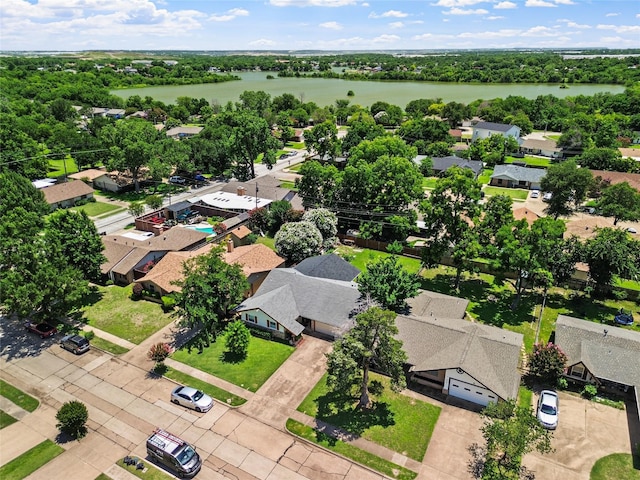 1914 Normandy Dr, Irving, TX 75060 - aerial perspective of suburban area featuring a large body of water
