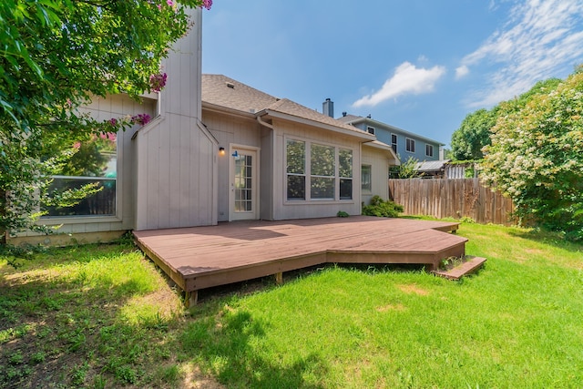 6736 Braeview Dr, Fort Worth, TX 76137 - back of house featuring a deck