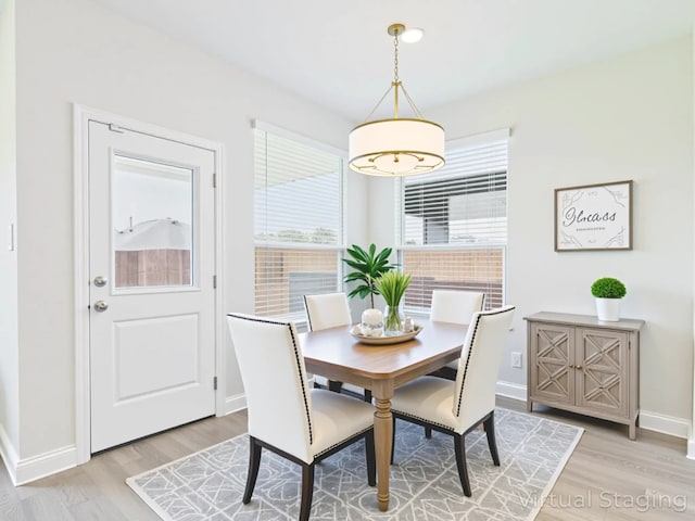 1016 Croxley Way, Fort Worth, TX 76247 - dining space with light wood-type flooring and plenty of natural light