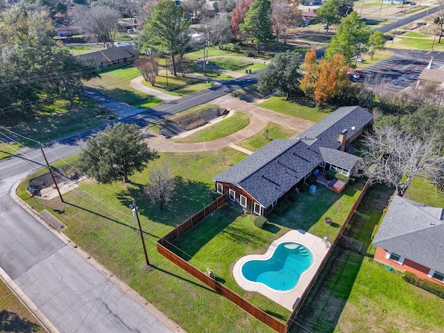 1102 Griffith Ave, Terrell, TX 75160 - aerial view of a pool area